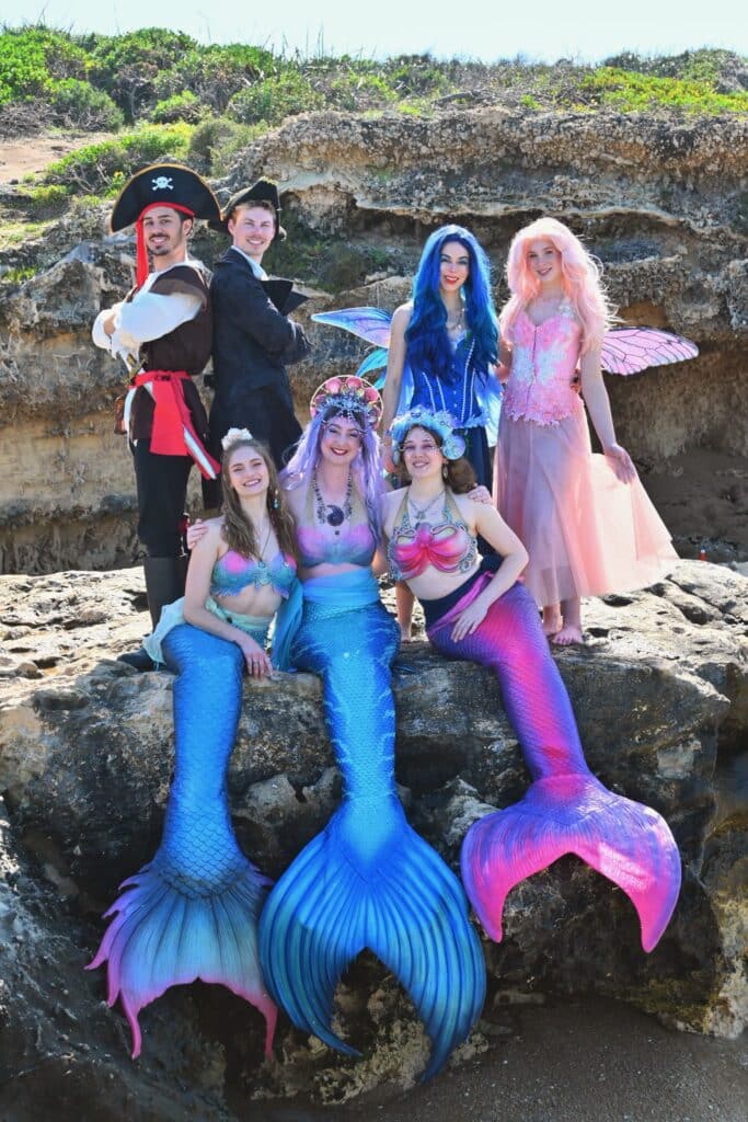 The WA Mermaids team posing