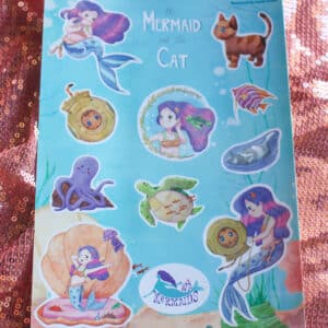 Stickers - The Mermaid and the Cat